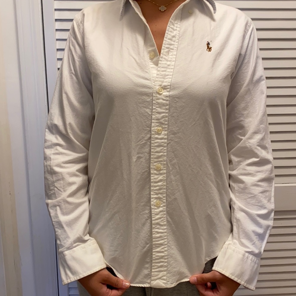 Ralph Lauren Classic Fit Women's Long Sleeve Button Down